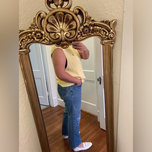 Vintage Polo by Ralph Lauren yellow sweater vest - Picture 2 of 10